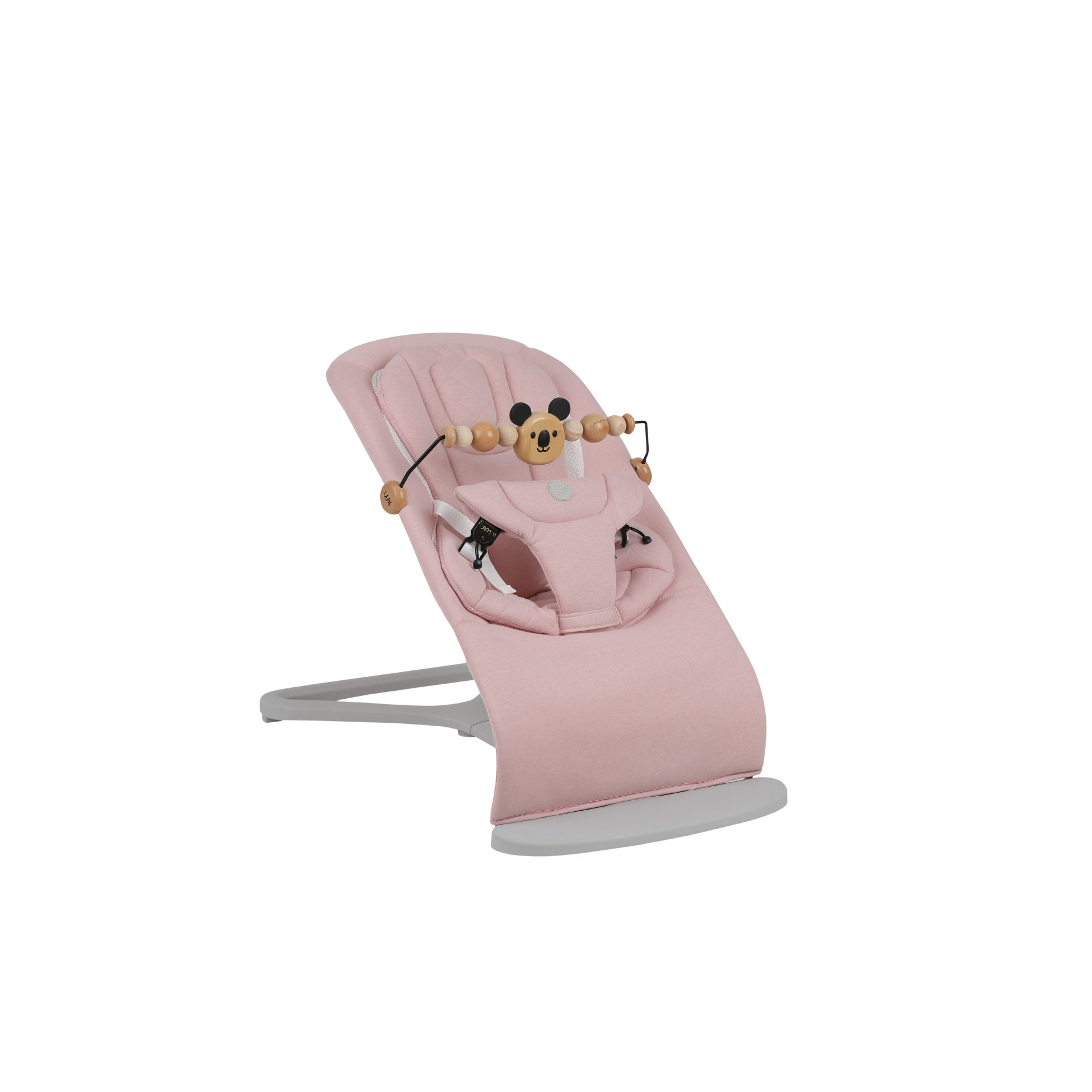 Bouncer Side Pink & Koala Natural